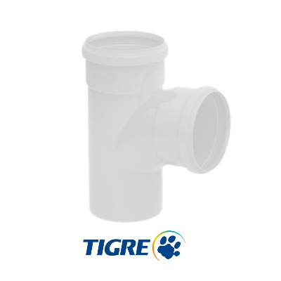 TEE DE PVC 50 mm