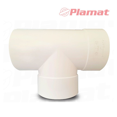 TEE PVC DE 11/2"
