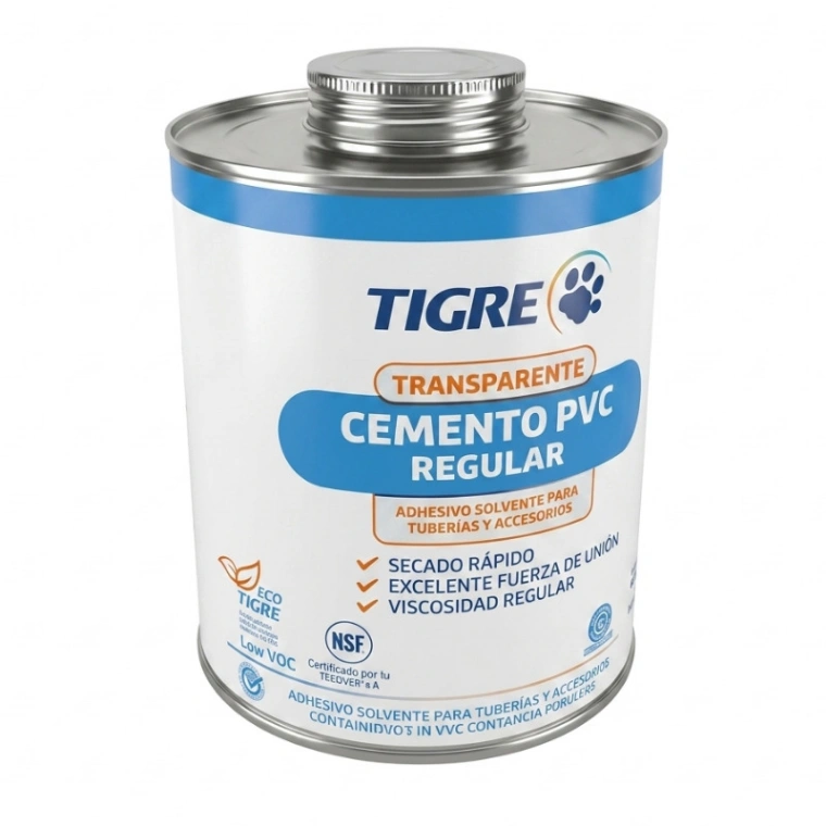 PEGAMENTO- CEMENTO TRANSPARENTE PVC DE 946 ml